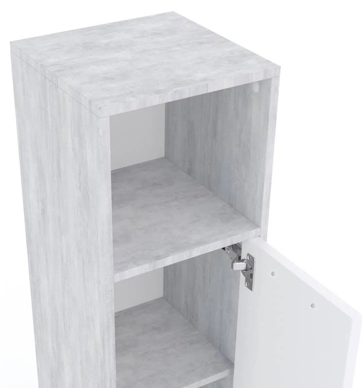 Chiffonnier Kiko Béton/blanc 8 Chiffonnier Kiko Béton/blanc – Image 6