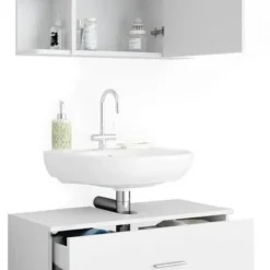 Salle De Bains Ilias Blanc (2 éléments) -Domublis Soldes Magasin e1839ac5f81c44a79848379332c15653.cropped 289 55 424 884.processed