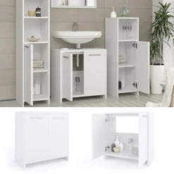 Meuble Sous-lavabo Kiko Blanc -Domublis Soldes Magasin e25c21dc0194465ba8f349b02d70e1f8