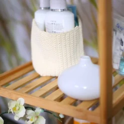 Étagère En Bambou Salle De Bain Colonne 10 Étagère En Bambou Salle De Bain Colonne -Domublis Soldes Magasin e4598b759e6a4a098f576f3e26b10573