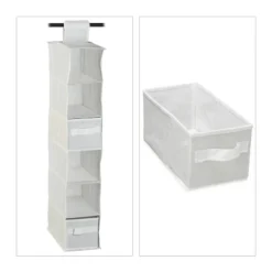 3xÉtagère Suspendue Tissu Armoire -Domublis Soldes Magasin e6219508f99d4215b0f2699fc32268b7