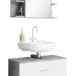 Salle De Bains Ilias Béton (2 éléments) 10 Salle De Bains Ilias Béton (2 éléments) -Domublis Soldes Magasin e913de1075c64332843053561643149d.cropped 249 43 466 906.processed