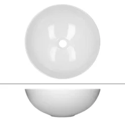 Vasque Ronde Ø 400x147 Mm Blanc 10 Vasque Ronde Ø 400x147 Mm Blanc -Domublis Soldes Magasin ea74eea874f94198ba21f95b3c39814a