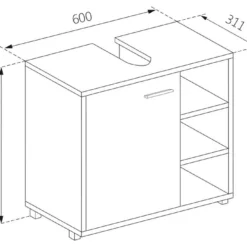 Meuble Sous-lavabo Perry Béton/blanc 9 Meuble Sous-lavabo Perry Béton/blanc -Domublis Soldes Magasin ebf3d275157e462fa4be4c6070872360.cropped 100 144 858 739.processed 3