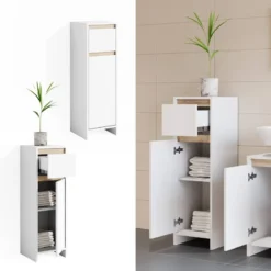 Chiffonnier Emma Blanc/sonoma -Domublis Soldes Magasin ec3b665415b04fea9aee5fde88337f92