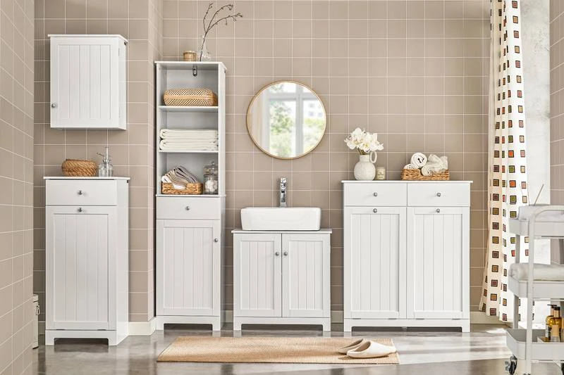 Meuble Haut De Salle De Bain BZR19-W 4 Meuble Haut De Salle De Bain BZR19-W – Image 2