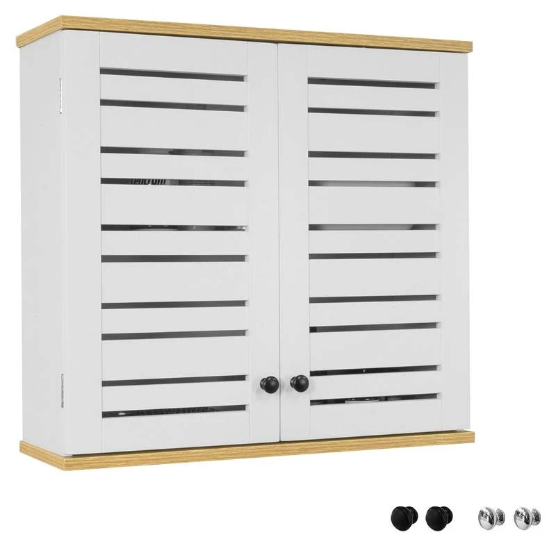 Meuble Haut De Salle De Bain BZR42-W 3 Meuble Haut De Salle De Bain BZR42-W