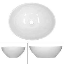 Vasque Forme Ovale 410x330x142mm Blanc -Domublis Soldes Magasin f6027006112845a4893b9113a68c640f