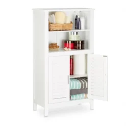 Armoire De Salle De Bain Sur Pied LAMELL