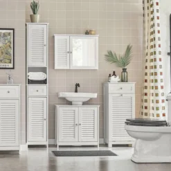 Meubles Bas De Salle De Bain BZR73-W -Domublis Soldes Magasin f785d3086f94459ead0f148d023ec748