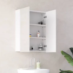 Armoire De Toilette Freddy Blanc 11 Armoire De Toilette Freddy Blanc -Domublis Soldes Magasin f8ab669ec4a247da9bf44bef0c533308