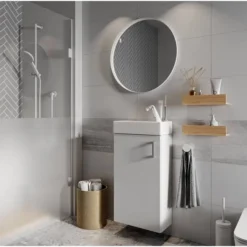 Lave-mains 1 Porte Avec Vasque L40cm -Domublis Soldes Magasin f8c9613a263843f7ad70e761c0c445b4