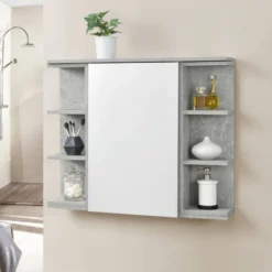 Placard Mural Harstad Pour Salle De Bain -Domublis Soldes Magasin f90fe59da4744bcf867de031090790e7