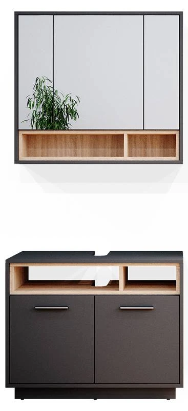 Salle De Bain Beatrice Anthracite(2 él.) 5 Salle De Bain Beatrice Anthracite(2 él.) – Image 3