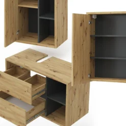 Salle De Bain Viola (3 éléments) -Domublis Soldes Magasin fcf68a26bdcb4119b73867b53b4c921e