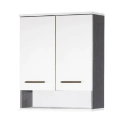 Armoire Suspendue Zürich -Domublis Soldes Magasin haengeschrank zuerich weiss perl esche grau dekor 1323972