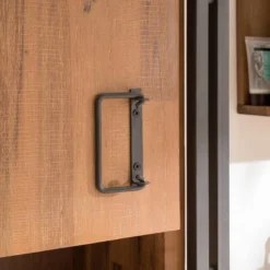 Colonne Salle De B. MANCHESTER 2 Portes -Domublis Soldes Magasin hochschrank manchester akazie teilmassiv metall 4915692