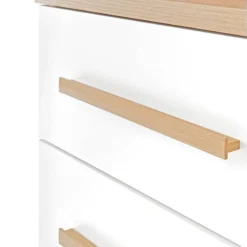 Armoire Midi Bjerka -Domublis Soldes Magasin midischrank bjerka weiss eiche riviera hell dekor 4438980