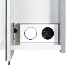 Armoire à glace Genf IV -Domublis Soldes Magasin spiegelschrank genf steingrau 1176614