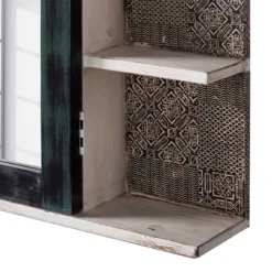 Armoire à Glace Goa White -Domublis Soldes Magasin spiegelschrank goa white akazie massiv mehrfarbig 4846992