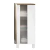 Armoire Basse Porto -Domublis Soldes Magasin unterschrank porto weiss eiche saegerau dekor 33 cm 5089148