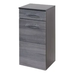 Armoire Basse Florida -Domublis Soldes Magasin unterschrank strahan graphitgrau eiche rauchsilber 2681698