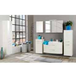 Armoire Basse Florida -Domublis Soldes Magasin unterschrank strahan weiss 2811134