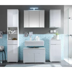 Meuble Sous-vasque Larado 22 Meuble Sous-vasque Larado -Domublis Soldes Magasin waschbeckenunterschrank larado hochglanz weiss weiss 4671552