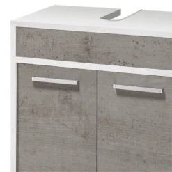 Meuble Sous Vasque Manado -Domublis Soldes Magasin waschbeckenunterschrank manado beton dekor 5045736