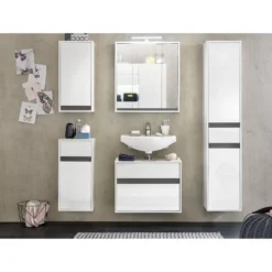 Trend Team Meuble Bas 16 Trend Team Meuble Bas -Domublis Soldes Magasin waschbeckenunterschrank sol ii hochglanz weiss weiss 5080400