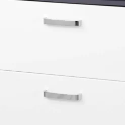 Meuble Sous Lavabo Zeehan I -Domublis Soldes Magasin waschbeckenunterschrank zeehan weiss grau 60 cm 2679146