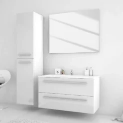 Lavabo Lagarto -Domublis Soldes Magasin waschtisch lagarto weiss 389559